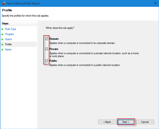 Check network type