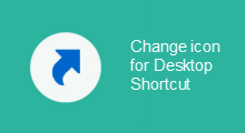 change desktop shortcut icon