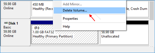 Delete Volume