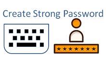 create strong password