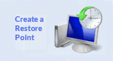 create system restore point