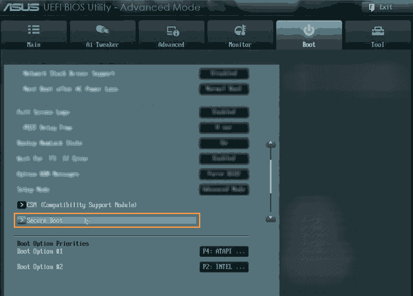 ASUS Secure Boot