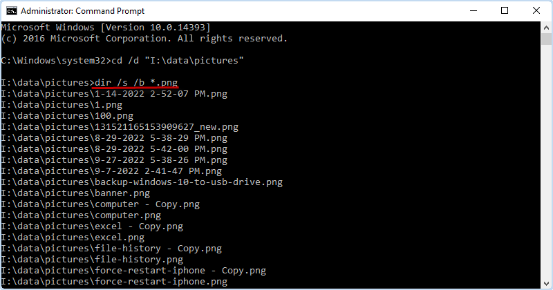 how to find duplicate files using cmd