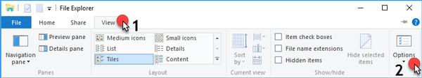 open file explorer