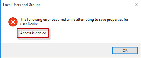 Access is denied