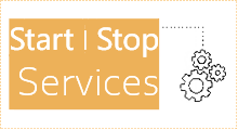 start stop and disable Windows service