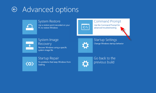 Click Command Prompt