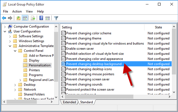 Prevent Users From Changing Desktop Wallpaper In Windows 10   TechCult