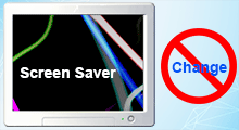 prevent user from changing screen saver in Windows 10