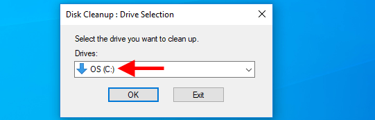 select C drive