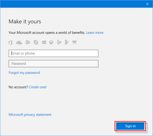 activation add microsoft account