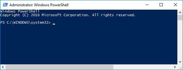 Windows PowerShell pop up