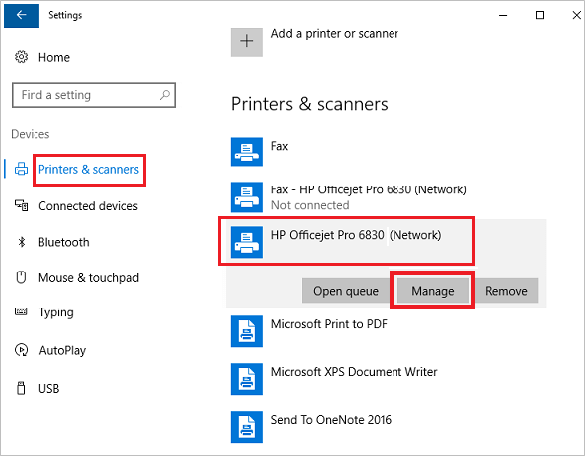 how to connect printer in lan network windows 10