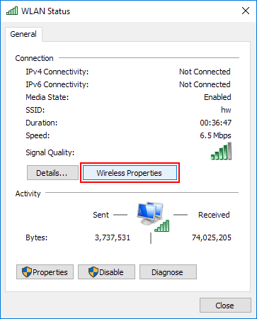 Wireless Properties