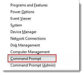 open command prompt