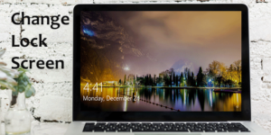 how to change image on lock screen windows 10