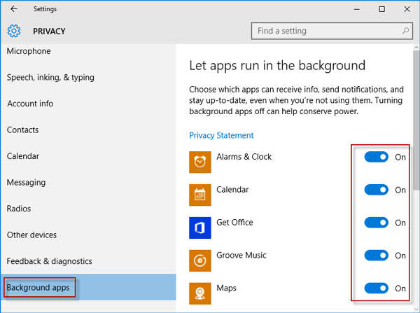 How to Stop Apps from Running in Background on Windows 10