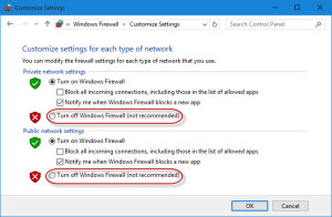 2 Ways to Turn on/off Windows Firewall in Windows 10