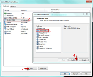 Vmware cd dvd drive 1 connecting ошибка