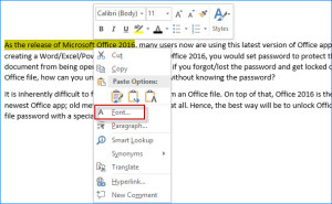 how to show hidden text in microsoft word 2016