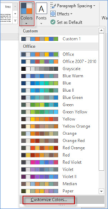 powerpoint 2016 hyperlink colors
