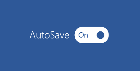 how do i turn on autosave in word 2016