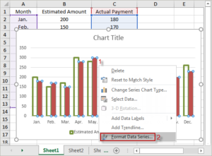 How to Make a Data Comparison Graph in Excel 2016 Spreadsheet