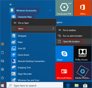 How to Create a Character Map Shortcut on Your Windows 10 Desktop