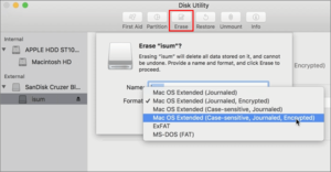 downgrade mac os without ereasing data