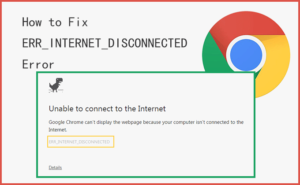 Ошибка net err internet disconnected на телефоне