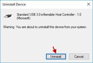 how to uninstall usb mass storage device driver