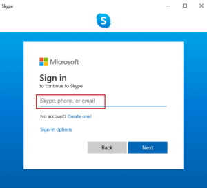 how to delete skype account from drop down list