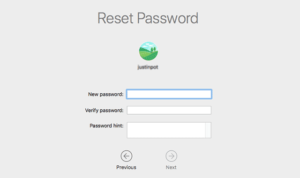 macbook pro forgot admin password