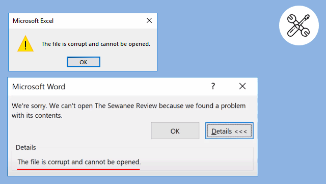 microsoft word error opening file