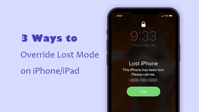 How To Unlock Or Override Lost Mode On Iphoneipad